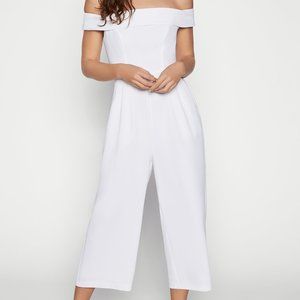 NWOT Off The Shoulder Cropped Jumpsuit